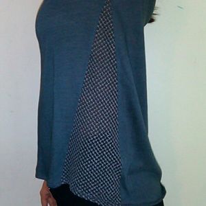 Unique athletic top with mesh details